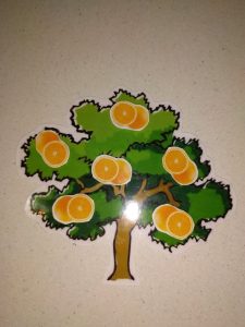 árbol con naranjas
